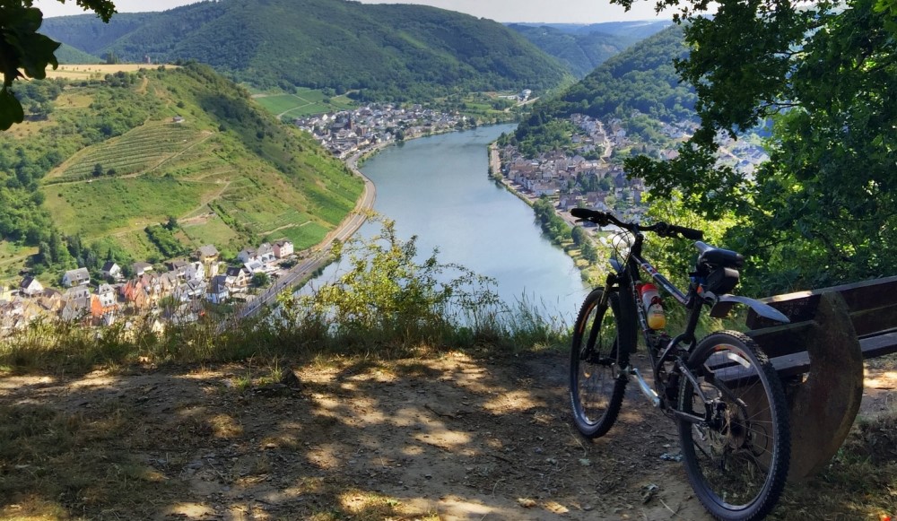 Wunderschöner Ausblick hinab ins Moseltal